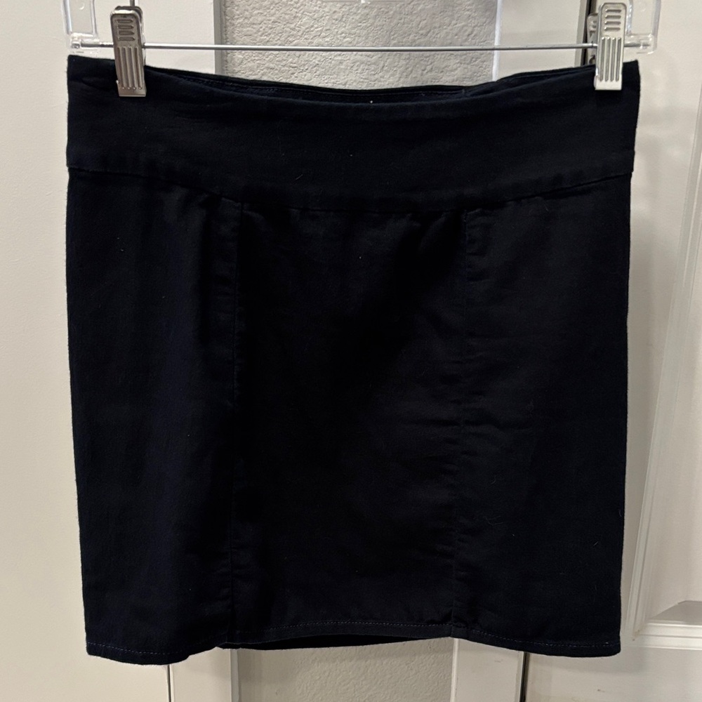 EUC 7 For All Mankind Dark Mini Skirt